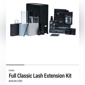 Full Classic Lash Extension Kit (with lash lift & brow lamination solutions)